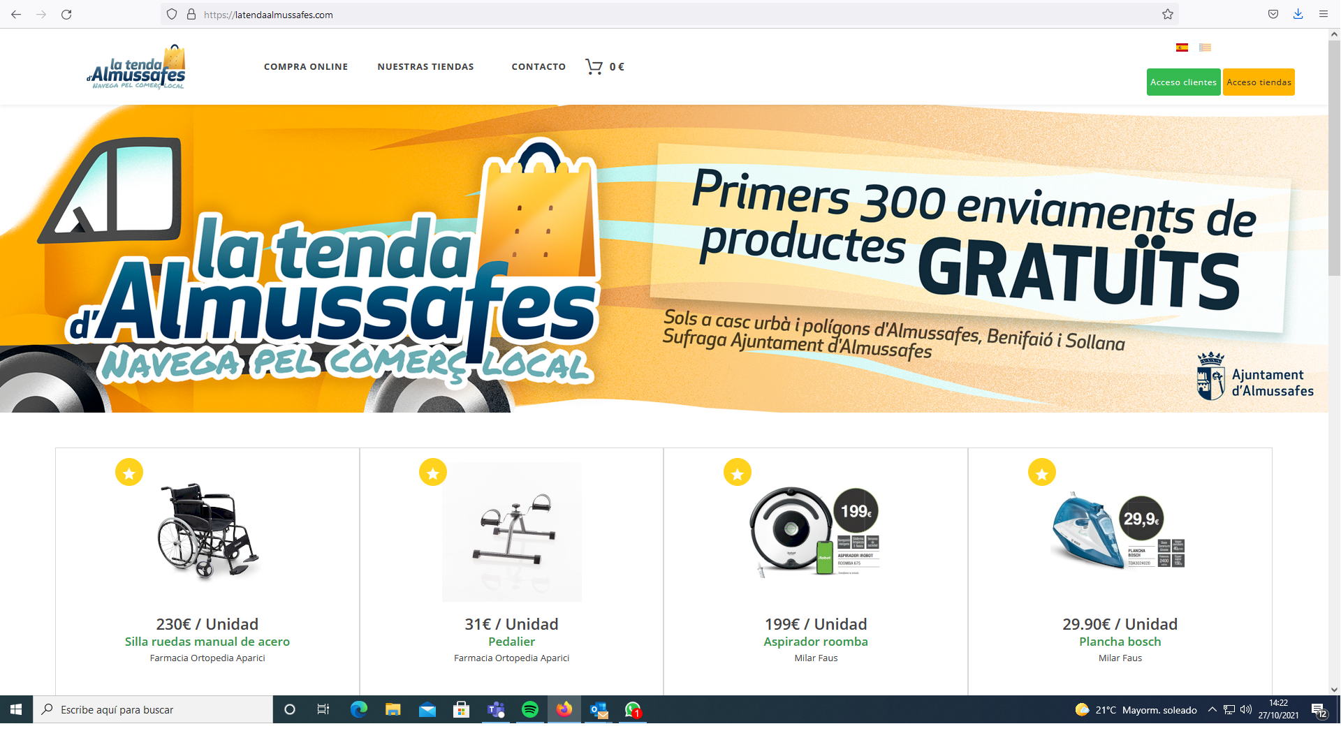 Almussafes presenta ‘La tenda Almussafes’, su nuevo marketplace con sello Sernutec