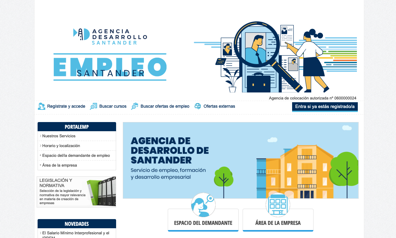 El Ayuntamiento de Santander implanta PortalEmp en su Agencia de Desarrollo Local